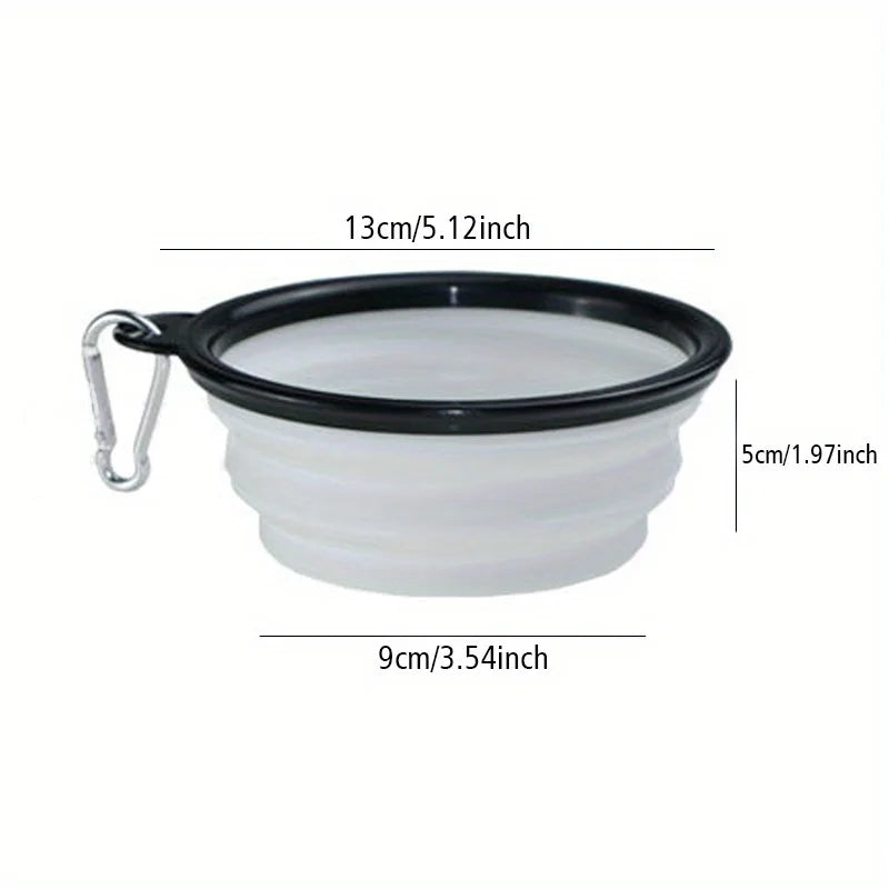 Foldable Dog Travel Bowl – Portable Food & Water Dish