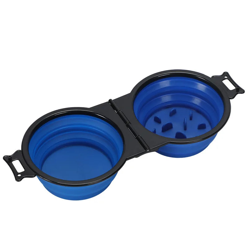 2-in-1 Foldable Pet Travel Bowl – Food & Water 🐾💧