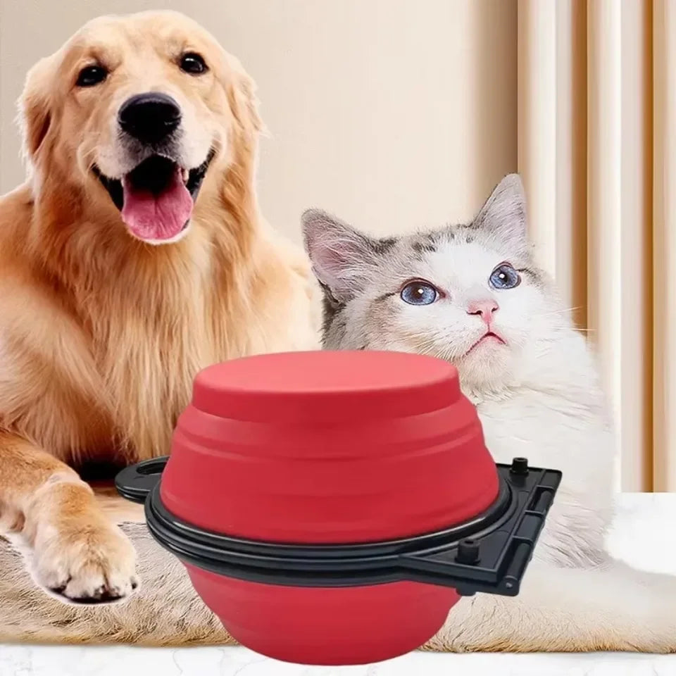 2-in-1 Foldable Pet Travel Bowl – Food & Water 🐾💧