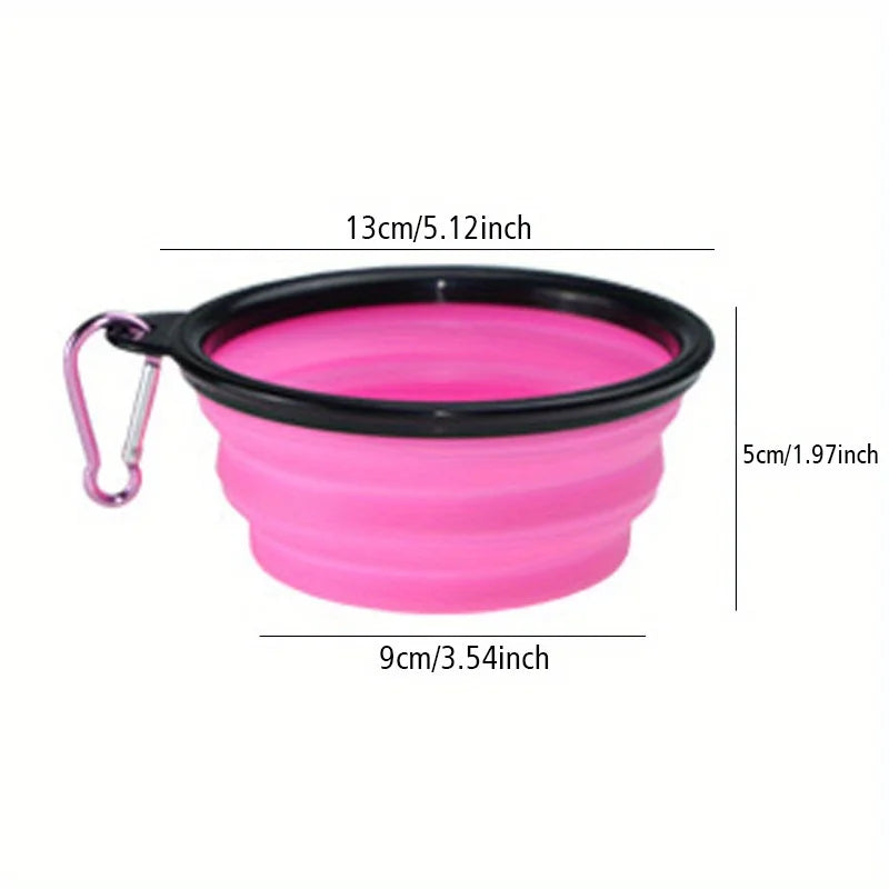 Foldable Dog Travel Bowl – Portable Food & Water Dish