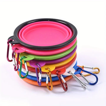 Foldable Dog Travel Bowl – Portable Food & Water Dish