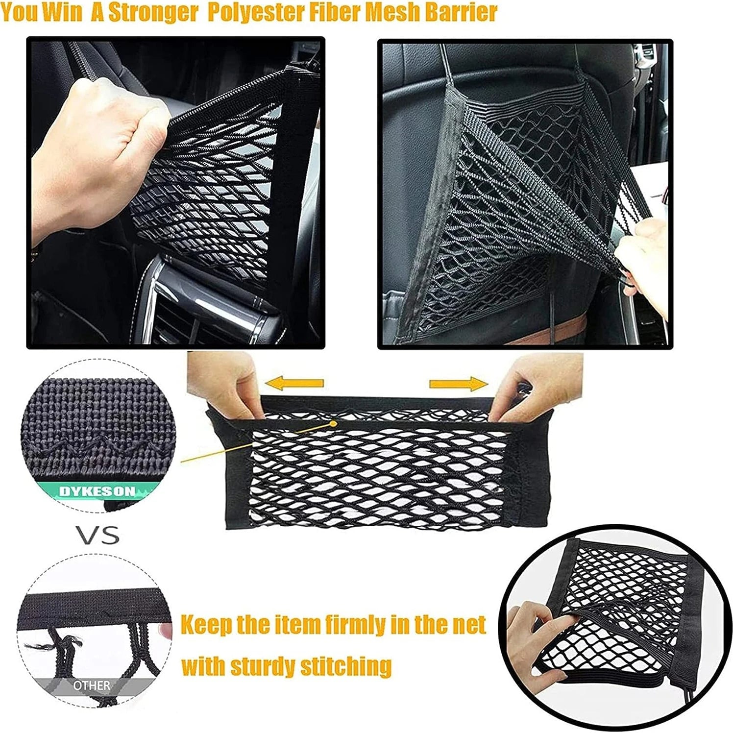 Dog Car Safety Barrier Mesh