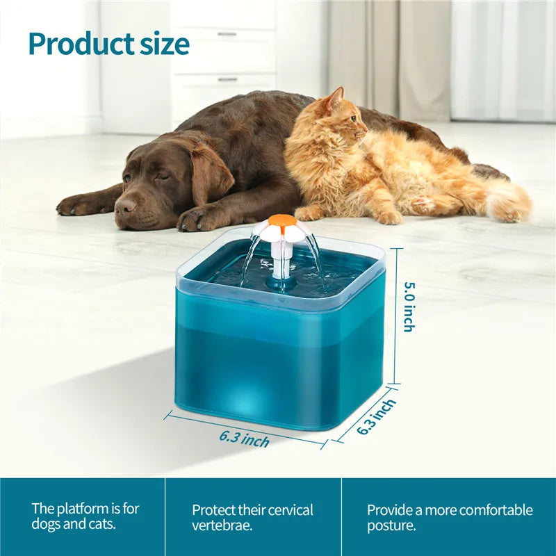 Smart 6L Automatic Pet Feeder – WiFi Controlled for Dogs & Cats
