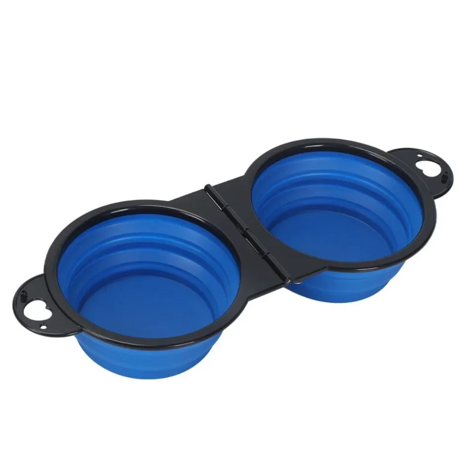 2-in-1 Foldable Pet Travel Bowl – Food & Water 🐾💧