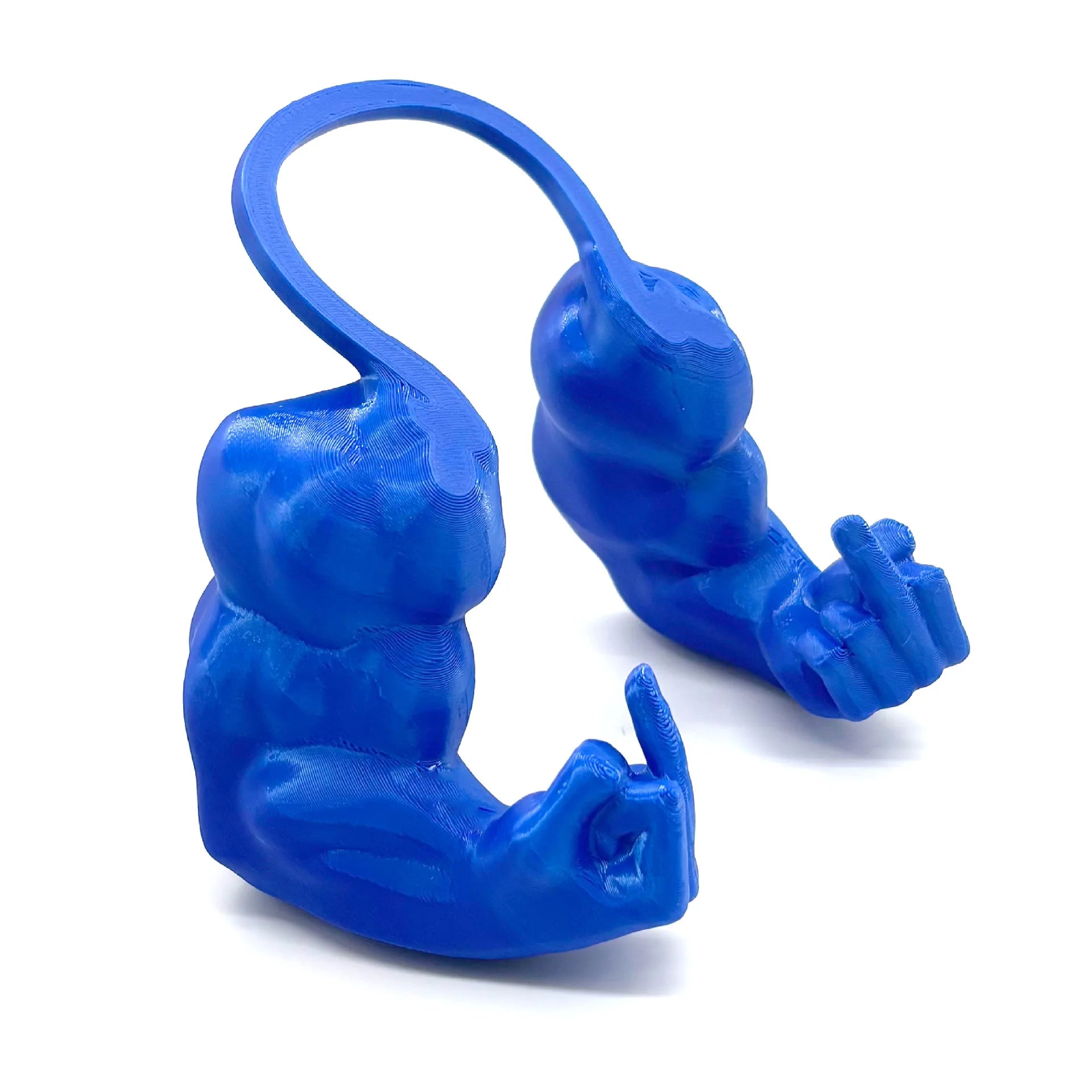 Funny Muscle Arm Cat Toy – Green Strong Man Design 💪😹