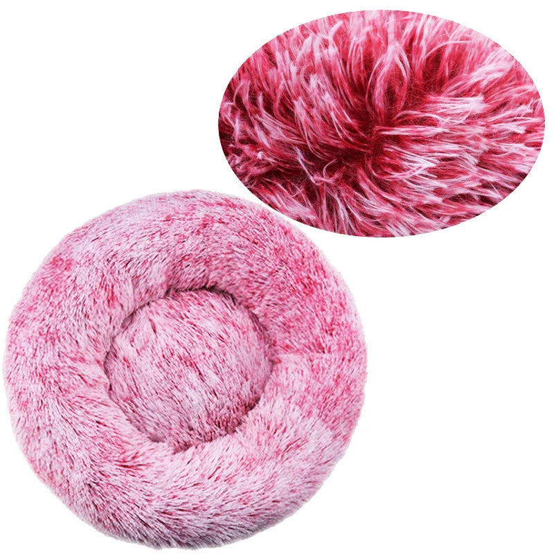 Super Soft Plush Round Pet Bed