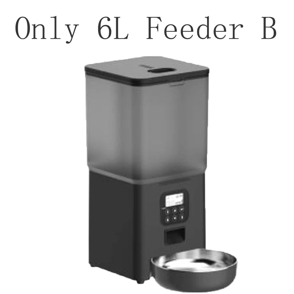 Smart 6L Automatic Pet Feeder – WiFi Controlled for Dogs & Cats