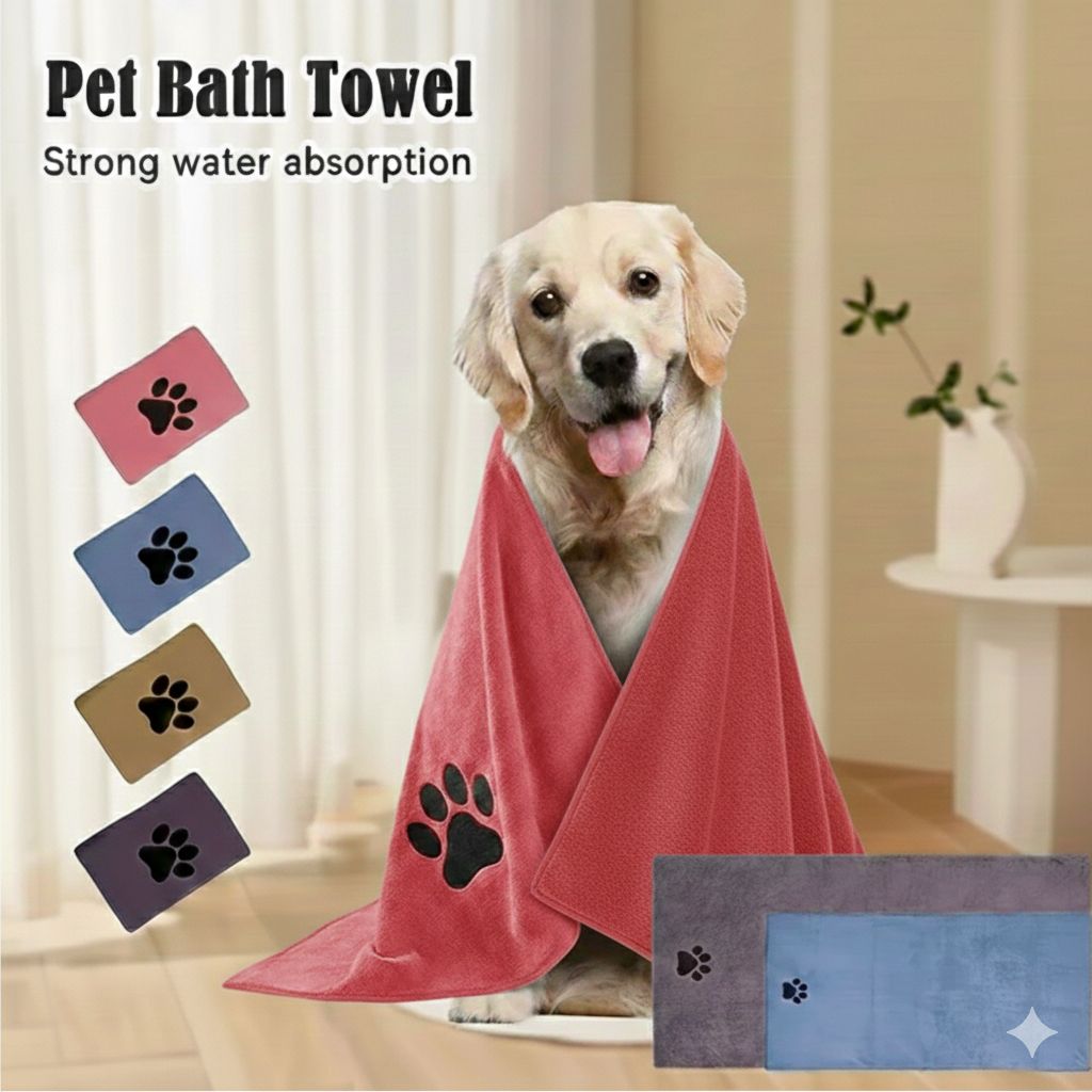 Super Absorbent Pet Grooming Towel ✨🛁